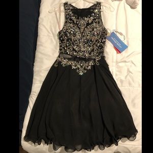 Sequin black dress